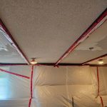 When you go to renovate and knock down the popcorn you will need to do that removal with high risk asbestos abatement protocols in place.